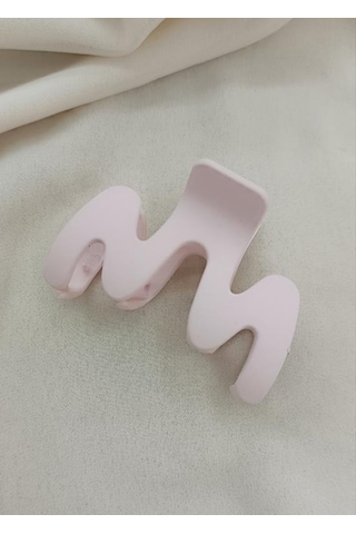 Mandal Toka Saç Aksesuarı 9 Cm İthal Ürün Saç Tokası Renk Açık Pembe 23469460