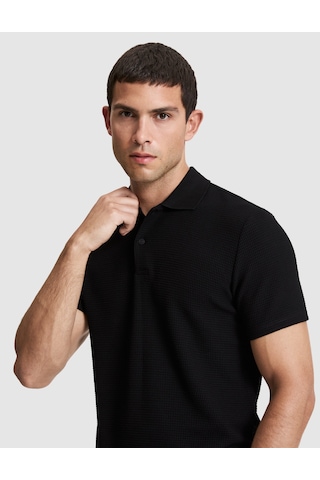 Pierre Cardin Erkek Siyah Tişört 50327875-vr046