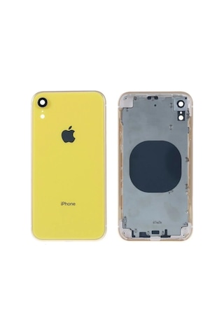 Trendexa Apple iPhone Uyumlu Xr A Kalite Boş Kasa Kapak Sarı Mac