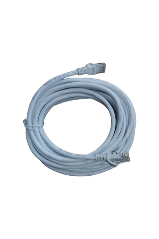 10 Metrelik Cat6 Lan Internet Data Kablosu Ethernet Modem Rj45 Uçlu Jacklı Network Adsl
