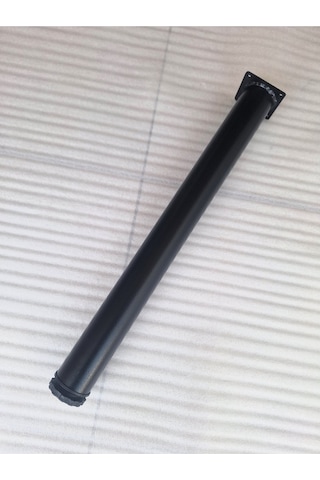 4 Adet-60cm Metal Boru Ayak-masa Ayağı-siyah Renk-ayarlanabilir. Çap:6cm