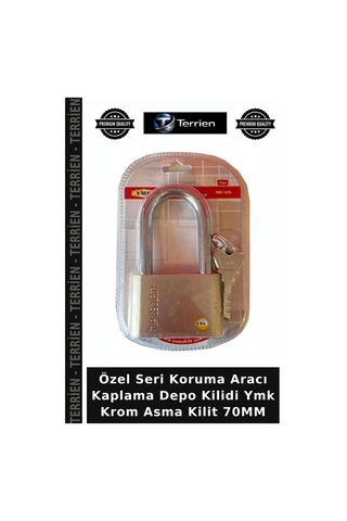 Özel Seri Koruma Aracı Kaplama Depo Kilidi Ymk Krom Asma Kilit 70mm