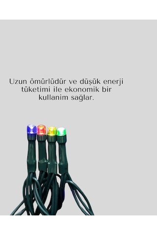 Su Geçirmez Pil Çalışan Led Perde Işık İç Ve Dış Mekan Standart