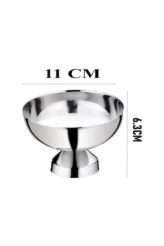 Pilav Kalıbı Helva Kalıbı Paslanmaz Çelik 11 Cm Ölçü Kalıbı Gümüş