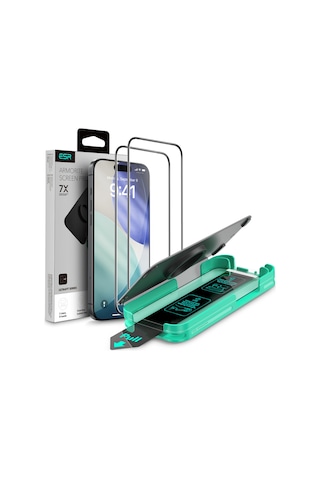 Apple Apple iPhone Uyumlu 17 Pro Ultrafit Armorite 2 Adet Cam Ekran Koruyucu