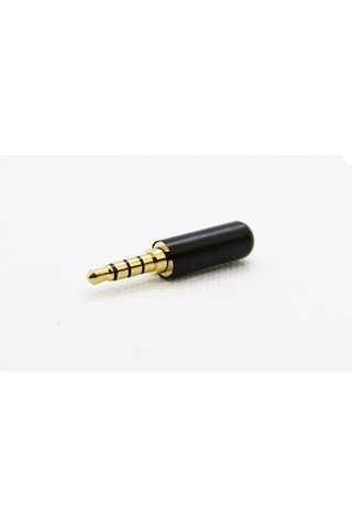 3.5Mm Stereo Jak 4 Boğumlu Siyah