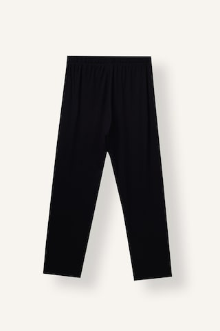 Defacto New Regular Fit Beli Bağcıklı Düz Paça Pijama Altı J0321ax26aubk81 Siyah-bk81