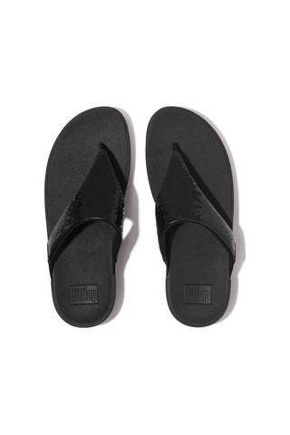 Roncato 090 All Black Terlik Kadın Diğer Jf3-090 /675 /b50 Fitflop Lulu Sequin Toe-post Siyah