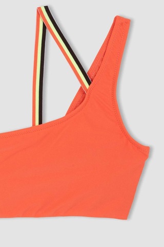 DeFactoFit Sporcu Tek Omuz Bikini Üstü B6340AX24HSOG37 Turuncu