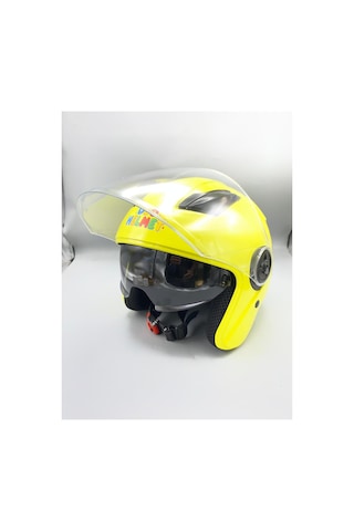 Açık Kask Çocuk Sarı