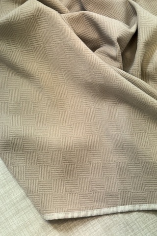 Alla Turca Çift Kişilik Doğal Pamuk Pike Sütlü Kahve Kahverengi