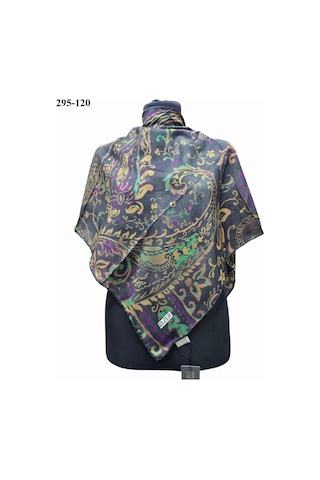 Zer Scarf Zer Scarfs Dijital Soft Pamuk Eşarp 295-120 Çok Renkli