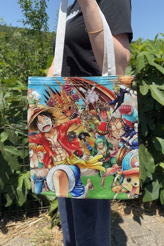 Zipzap One Piece V2 Yazlık Kışlık Çift Taraflı Kanvas Baskı Bez Çanta Anime Çantası