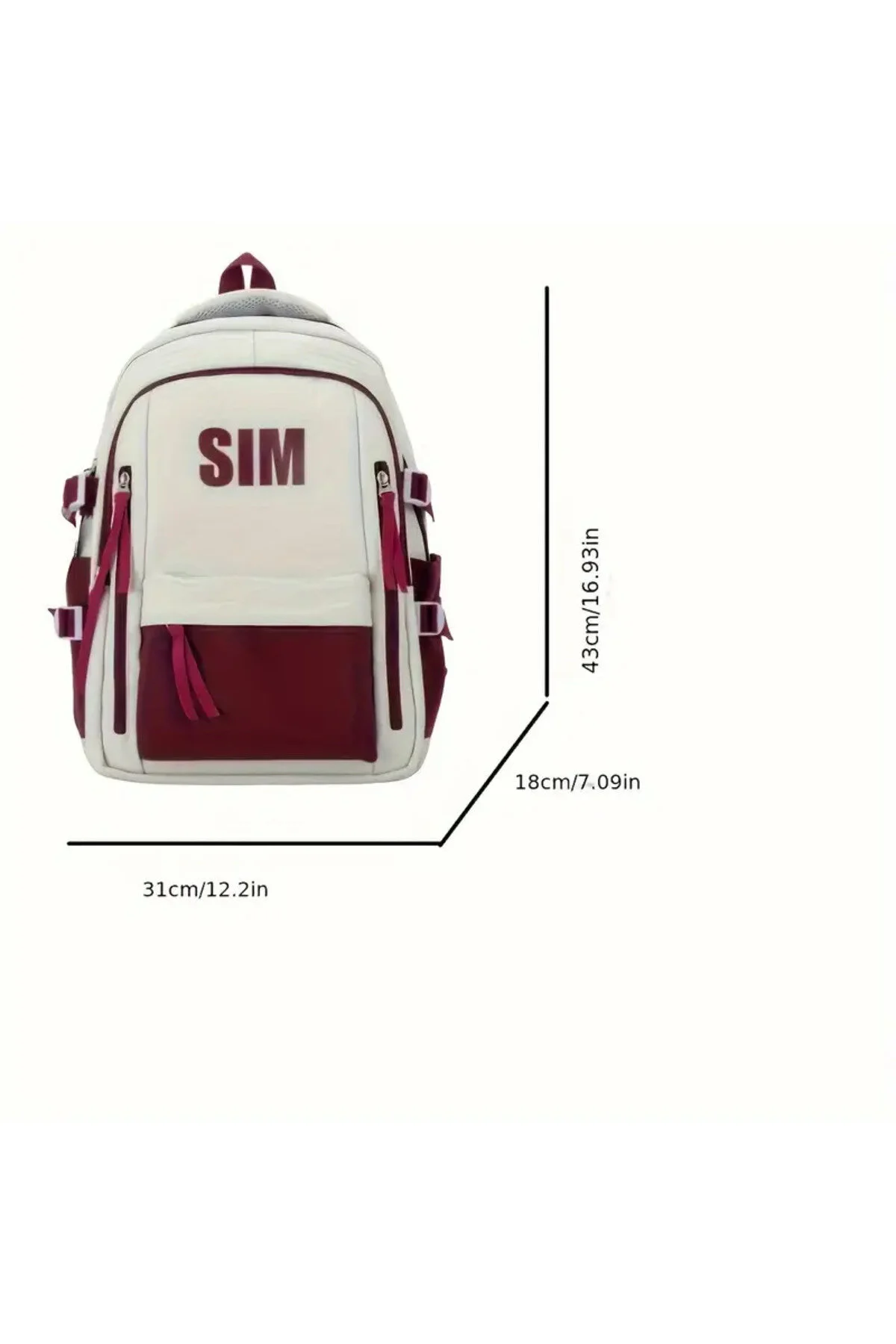 Dayanıklı Oxford Yeşil Seyahat Sırt Çantası - Görsel Olarak Çekici Günlük Okul Çantası Yeşil