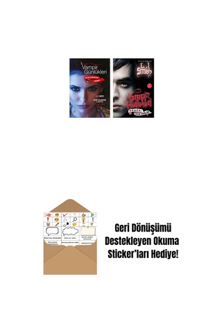 Vampir Günlükleri - Stefan Günlükleri Vol. 5 Sığınak + Vampir Günlükleri - Dönüş: Gölge Ruhlar + Okuma Sticker'ları