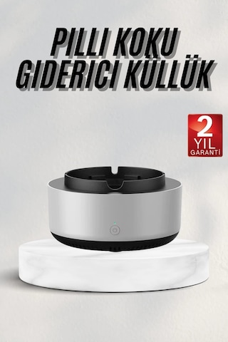 Mey İthalat Akıllı Kokusuz Küllük Dumanı İçine Çeken Kül Tablası Hava Temizleyici Çok Renkli 67277835