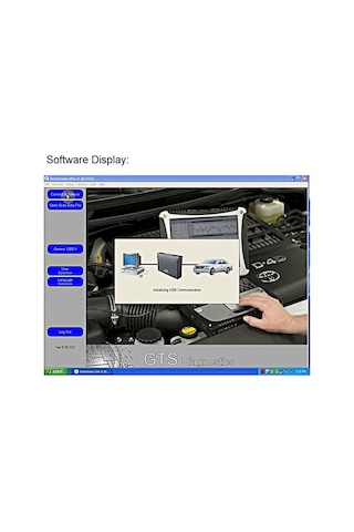 Mini Vcı J2534 Toyota Tıs Tech Stream Obd Obdıı Tarayıcı Aracı İçin Teşhis Kablosu Araçları