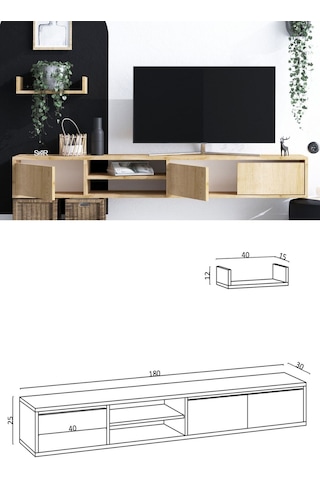Decormet Heka Tv Ünitesi Dec0058 Çok Renkli