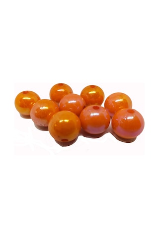 Amber Janjan Boncuk 14 Mm Dar Delik