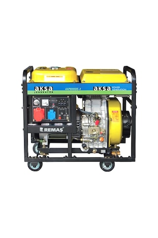 Aksa Aap 8000 De-3 Trifaze Marşlı 8 Kva Dizel Jeneratör