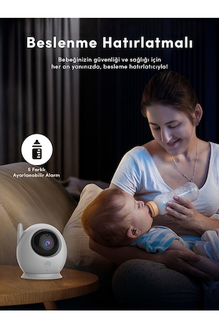 Blic Blm-34 4.3 Ekranlı Kablosuz Ip Bebek Kamerası - Gece Görüşü