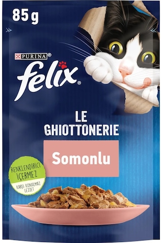 Purina Felix Pouch Somonlu Yetişkin Kedi Maması 26 x 85 G