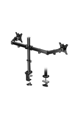 Çift Kol Ayarlanabilir Monitör Tutucu Stand 14''-32'' Lcd/led Vesa Uyumlu Monitör Ayağı