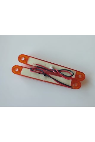 2 Adet Neon Led Lamba Slim Model Turuncu 12-24 Volt