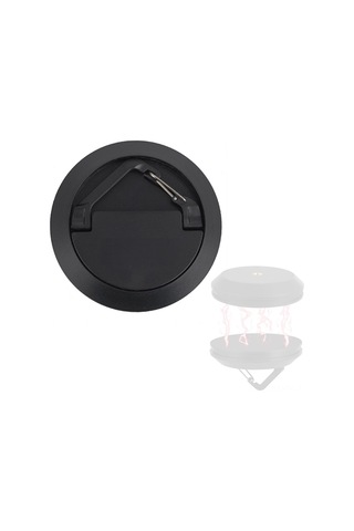 Monyee Kampanya Dış Mekan Manyetik Kanca - Çadır Feneri Sabitleyici, Araç Asma Kancası, Delme Gerektirmeyen, Siyah Siyah