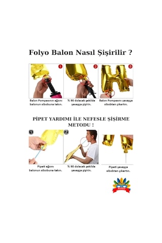 Folyo Rakam Balon Retro Yeşil 34 İnc 76 Cm Helyum Gazı Uyumlu 4