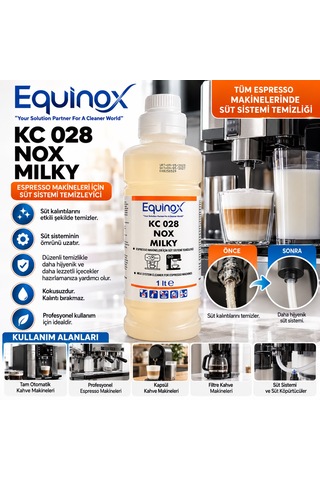 Equinox Kc 028 Nox Mılky 1 L Espresso Makinesi Süt Sistemi Temizleyici
