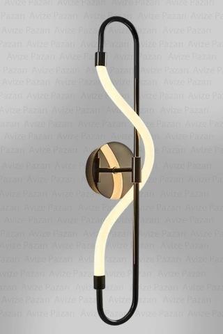 Yumuşak Boru Ledli Aplik Siyah Çok Renkli