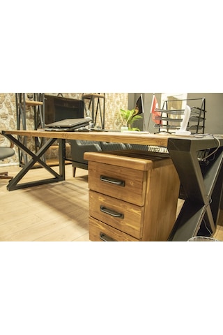 Masif Ahşap Keson Açık Ceviz