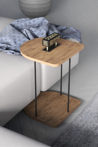 Northcity Hnd Tekerlekli Oval Sehpa Çam Antlantik Çam