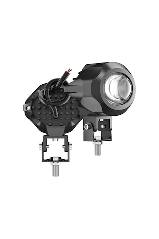 Motosiklet Sis Farı Spot Led Beyaz Sarı Renk Metal Kasa 2 Adet Takım Motosiklet Ekipman Lamba