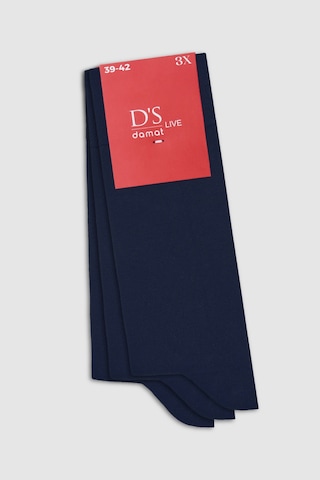 D's Damat Ds Damat Lacivert 3'lü Çorap Set 4hf16ortcst03 Lacivert