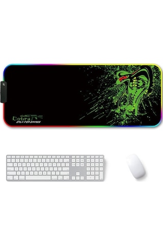 250x350x3mm F-01 Kauçuk Termal Transfer Rgb Işıklı Kaymaz Mouse Pad