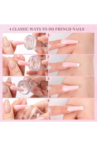 Lexroo Tırnak Süs Damgası, French Stamper, Nail Art, Tırnak Süsleme Aparatı