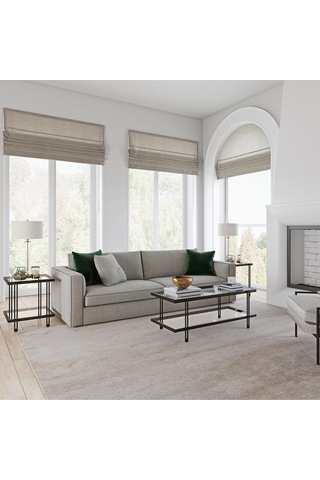 Dolores Siyah Metal Orta Sehpa 120 60