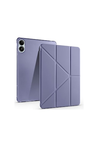 Xiaomi Redmi Pad Pro / Poco Pad 12.1inç Kılıf Kalem Bölmeli Trifolding Case Düz Redmi Pad Değildir