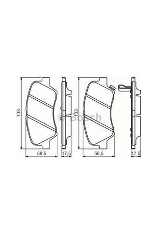 Bosch 0986494563 Ön Balata Hyundaı Accent Blue 1.4 1.6crdi 11 Rıo 1.1 1.25 1.4 Cvvt 1.4crdi