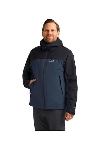 Jack Wolfskin Jack Wolfskın Wıld Places 3ın1 Jkt M Erkek Midnight Sky Outdoor Ceketi A65257-c0412 Lacivert
