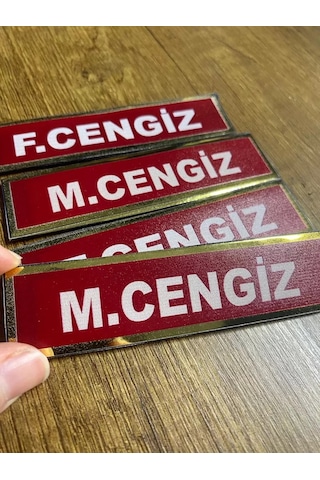 Kişiye Özel İtfaiyeci İsimliği Arma Patch 10cmx2.5cm Cm Cırtlı 1 Adet