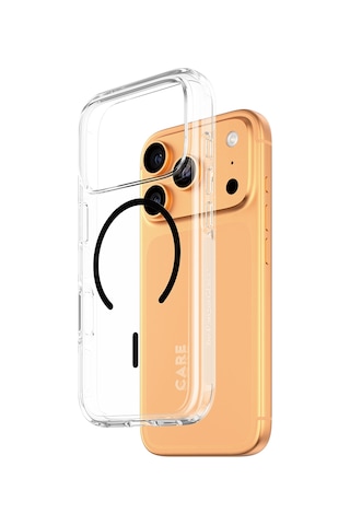 Care By Panzerglass Flagship Apple Uyumlu iPhone 17 Pro Transparent Urban Explorer Siyah Magsafe Kılıf