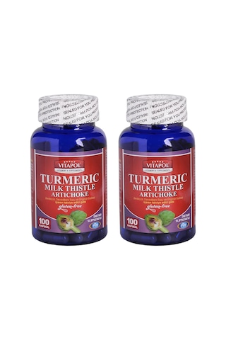 Vitapol Turmeric Milk Thistle Artichoke Gluten Free 2 Kutu
