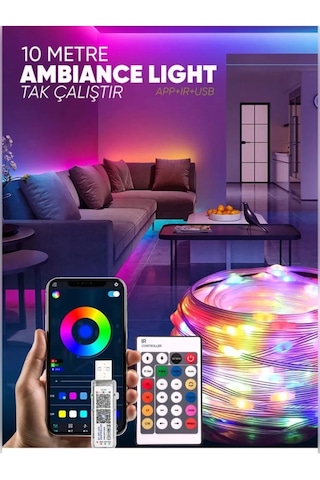 10 Metre Yeni Nesil Sese Duyarlı Kumandalı Bluetooth İle Telefond