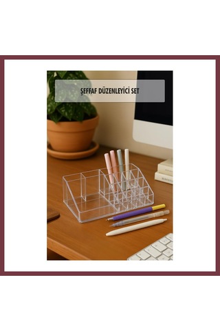 Storeşahin Masa Üstü Kalem Düzenleyici Kalemlik 22 Cm Shn0720 Çok Renkli