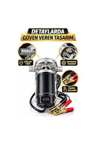 Kendinden Emişli 600w Paslanmaz Gövdeli Yakıt Aktarma Pompası