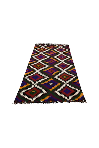 Kilim Antik El Dokuması Yün Antalya Barak Yörük Kilimi 0095 - Yeni - Çok Renkli