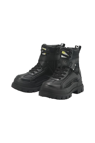 Oxford Klasik Kadın 1622077 Buffalo Aspha Com1 - Vegan Nappa/nylon - Black Siyah